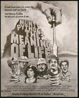 1983 Monty Python casting photo The Meaning Of Life film sortie vintage publicité imprimée
