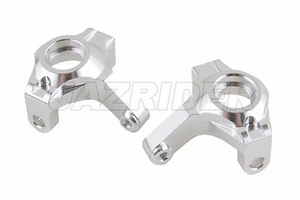 Jazrider Aluminum Steering Front Knuckle Arms (Silver) Set For Axial SCX10 II - Picture 1 of 1