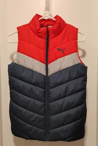 PUMA Boy's Piece Vest Size M-10/12, multicolor(Red/Gray/dark blue), 1333175 - Picture 1 of 14