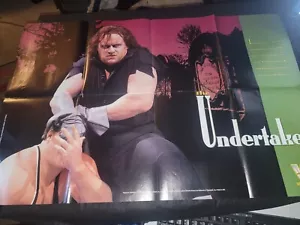 UNDERTAKER VINTAGE WWF/WWE POSTER (1993) DOUBLE SIDED POSTER YOKUZUNA 32"X22" - Picture 1 of 10