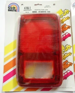 Glo-Brite # 4706 Tail Light Lens 1978-93 Plymouth & Dodge Van Driver's Side LH - Picture 1 of 4