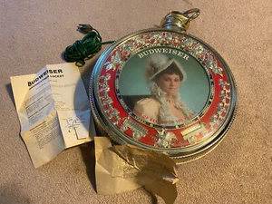 VTG Budweiser Grandfather Locket Bar Light And Rotator Dual Sided EUC - Picture 1 of 12