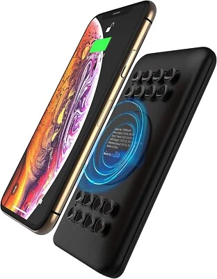 Techsmarter 12000mAh 18W USB-C PD Wireless Portable Charger Power Bank - Image 1 of 4