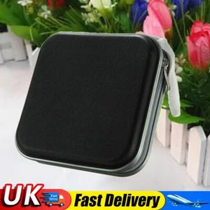 40pcs Capacity Disc CD DVD Wallet Storage Organizer Case Holder(Black) UK - Afbeelding 1 van 8