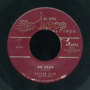 45tk-Blues-ATCO 6074-Gitarre Slim - (Oh Yeah/Down durch die Jahre) - Bild 1 von 2