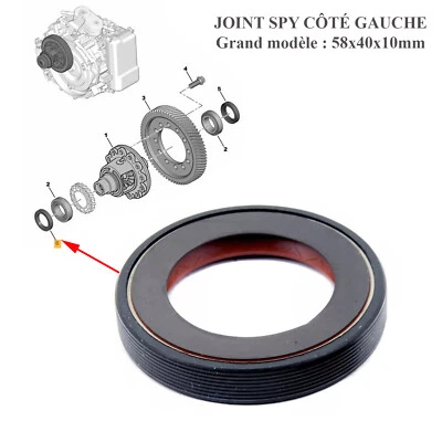 Joint Spi Cardan Boite Vitesse Coté Gauche adaptable pour CITROEN PEUGEOT FIAT - Immagine 1 di 3