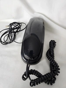 Radio Shack Big Button Trim Phone 43-3224 Black Untested B90 - Picture 1 of 9