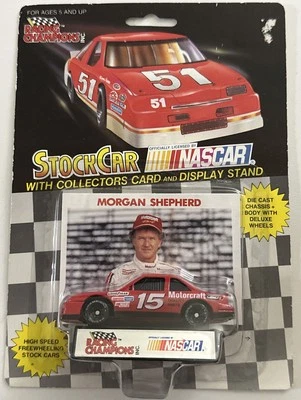 Racing Champions Stock Car #15 Morgan Shepherd 1991 NASCAR Ford Motorcraft 1:64 Foto 1 de 4
