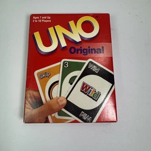 UNO Original Vintage 1998 Mattel Card Game Brand New SEALED in Box Complete Set - Picture 1 of 9