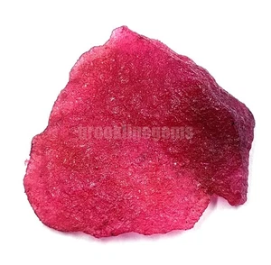 EGL Certified 21.50 Carat Dyed Natural Ruby Pink Rough Uncut Loose Gemstone 5NSE - Picture 1 of 8