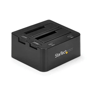 StarTech.com Dual-Bay USB 3.0 to SATA Hard Drive Docking Station USB Hard Drive - Photo 1/1
