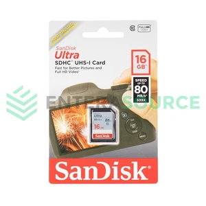 SanDisk SDSDUNC-016G-AN6IN 16GB Class 10 SD Card - Afbeelding 1 van 1