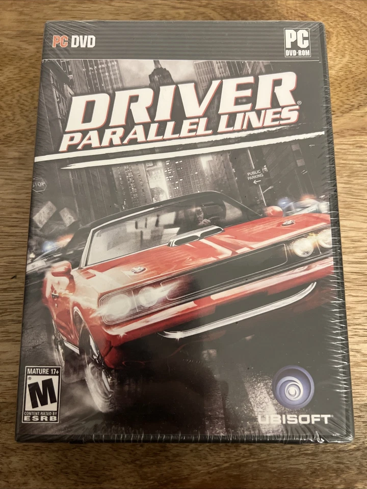 Driver Parallel Lines Video Game Pc Cd-ROM M-Mature Ubisoft (Factory Sealed) - Image 1 of 4