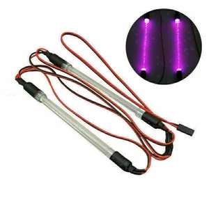 RC Car Chassis DIY 2 LED Light Bar Decoration Lamp 12cm For 1/10 Truck Crawler - Picture 1 of 15