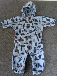 Vintage Patagonia Insect Print Infant Baby Sz L 16-20 Lbs Blue - Picture 1 of 12