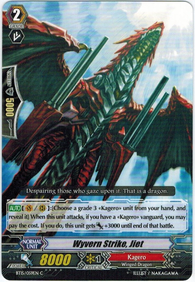 4 x Wyvern Strike, Jiet - BT15/059EN - C Near Mint / Mint, English - Image 1 of 1