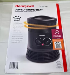 Honeywell 360° Surround Heat Heater HHF360B - 1500W Fan Forced Technology - Picture 1 of 6