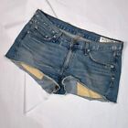 Rag & Bone/ Jean Store Exclusive Size 28 Distressed Light Wash Denim Shorts