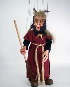 Marionette WITCH - Handmade Original Puppet - Picture 1 of 7