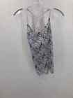 Pre-Owned Denise Cronwall White Size XS Floral Tank Top