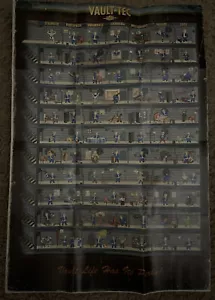 FALLOUT 4 Vault Tec POSTER / Vault-Tec Promotional Fold-Out Poster Unused/LN - Picture 1 of 7