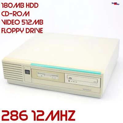 Tandon Tm 7345 Retro i80286 Intel 286 12Mhz Computadora PC Vintage 180MB HDD - Imagen 1 de 4