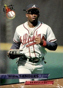 1993 Ultra #12 Deion Sanders baseball card - Picture 1 of 2