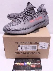 Adidas Yeezy Boost 350 V2 Beluga 2.0 grau orange Turnschuhe Herren Größe 12 AH2203 - Bild 1 von 11