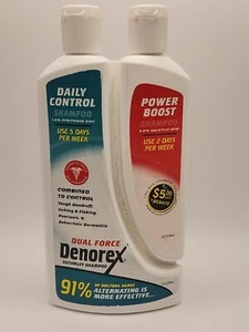Denorex Dual Force Schuppen Shampoo tägliche Kontrolle 6,8 oz & Power Boost 3,4 oz - Bild 1 von 2