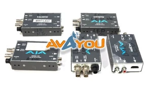 lot (5) AJA Hi5 HD-SDI/SDI to HDMI Mini Converter - Missing Power Supplies - Picture 1 of 5