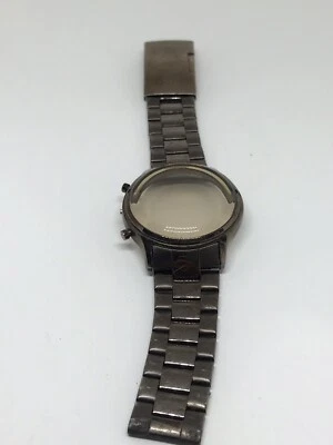 Reloj fósil pulsera eslabones caja piezas de cristal broche usado correa para mujer 20 mm Z644 Foto 1 de 4