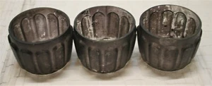 Set of 3 votives - Rustic Grey- REDUCED TO CLEAR - Picture 1 of 2