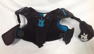 Almohadilla de hombro de lacrosse Brine KIDS Youth Uprising II negra L grande - Imagen 1 de 6