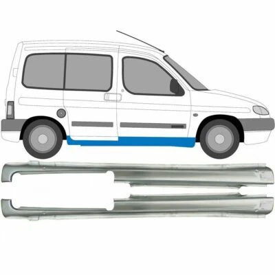 PEUGEOT PARTNER C BERLINGO 1996-2008 Marchepied Tôle de Réparation / Paire - Image 1 of 4