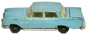 VINTAGE HUSKY MODELS #3 BLUE MERCEDES 220 MADE IN GREAT BRITAIN 1965 - Picture 1 of 7