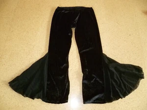 weite Hose weit Samt Bauchtanz Fusion Bellydance Tanz dance Kostüm Top ATS - Bild 1 von 2