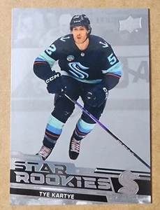 2023-24 Upper Deck Star Rookies #22 Tye Kartye RC Rookie Seattle Kraken - Picture 1 of 2