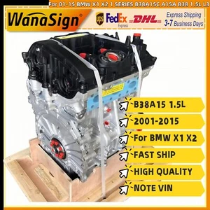 Long Block Engine Assembly For 01-15 BMW X1 X2 1 SERIES B38A15C A15A B38 1.5L L3 - Foto 1 di 12