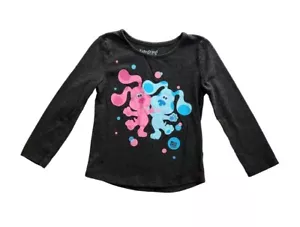 Camiseta Top Negra Manga Larga Blue's Clues & and You Niña Pequeña Talla 4T - Imagen 1 de 4