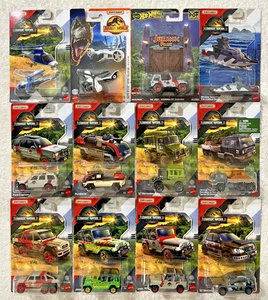 2025 MATCHBOX & HOT WHEELS JURASSIC WORLD LOT OF 12 **NEW** - Bild 1 von 16