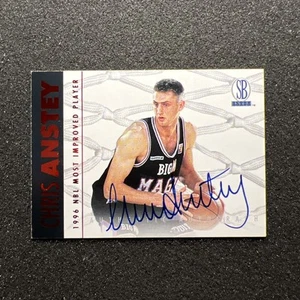 1997 Score Board CHRIS ANSTEY Rookie AUTO - NBA PORTLAND TRAILBLAZERS - B - Picture 1 of 4