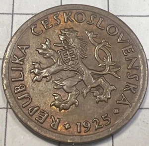 Checoslovaquia, 10 Haleru, 1925 - Imagen 1 de 6