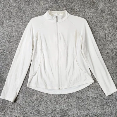 Tail Performance Jacket Womens Medium White Full Zip Athletic Running Layer - Image 1 of 4