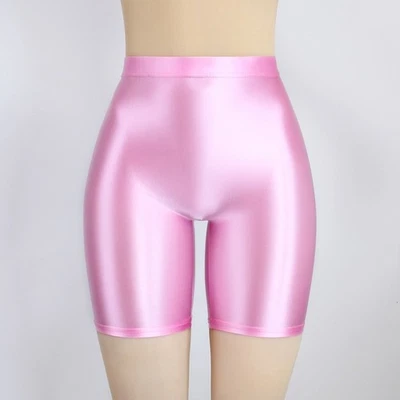 S-3XL Pantalones Cortos Sin Costuras Aceite Brillante Opaco Deportes Yoga Gimnasio Caliente Pantalones Leggings Foto 1 de 4