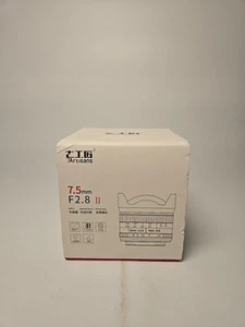 7artisans 7.5mm F2.8 II APS-C Manual Focus Fisheye Lens for Sony E mount Camera - Picture 1 of 8