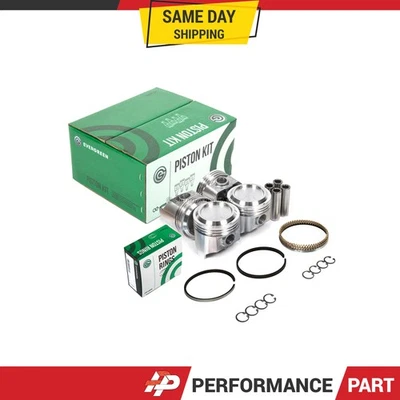 Pistones con anillos para camioneta Toyota Celica 4Runner 81-84 2,4 L 22R 22RE Foto 1 de 4