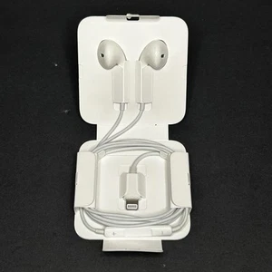Original APPLE EarPods Lightning Wired Earphones Headphones iPhone 7 8 Xr 11 14 - Photo 1 sur 5