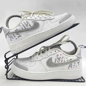 Nike Air Force 1 Low Utility White Grey Trainers Size UK 5 Womens Leather Gym - Picture 1 of 8
