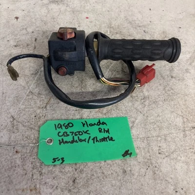 Conjunto de interruptor de manillar de acelerador Honda CB750k OEM 1980 CB 750k Foto 1 de 4