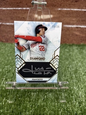 2020 Topps Diamond Icons - Juan Soto Auto - Silver Ink Auto /25 - Image 1 of 4